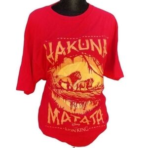 Tultex Hakuna Matata T-Shirt. Large. Red.